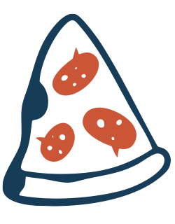 Porción de pizza